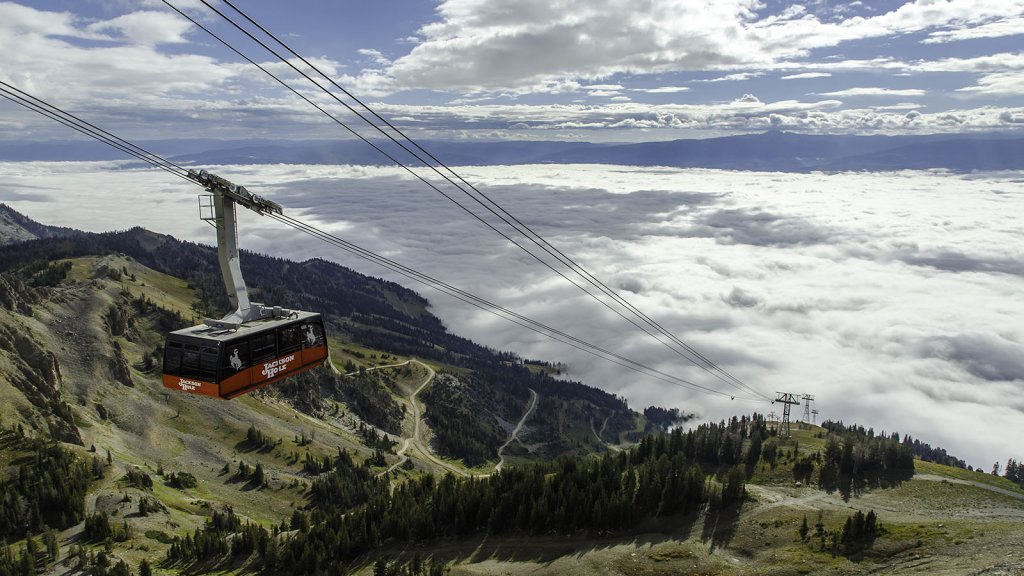 aerial tram at Jackson Hole Mountain Resort 