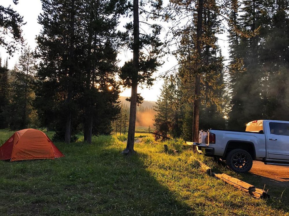 Camping in Wyoming