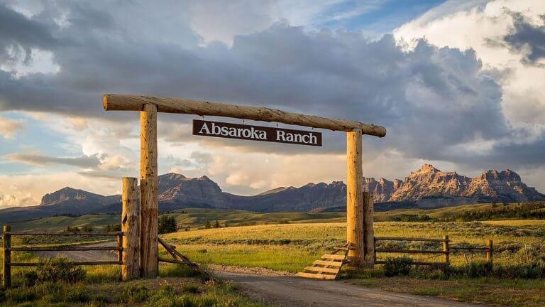Absaroka Ranch entrance.