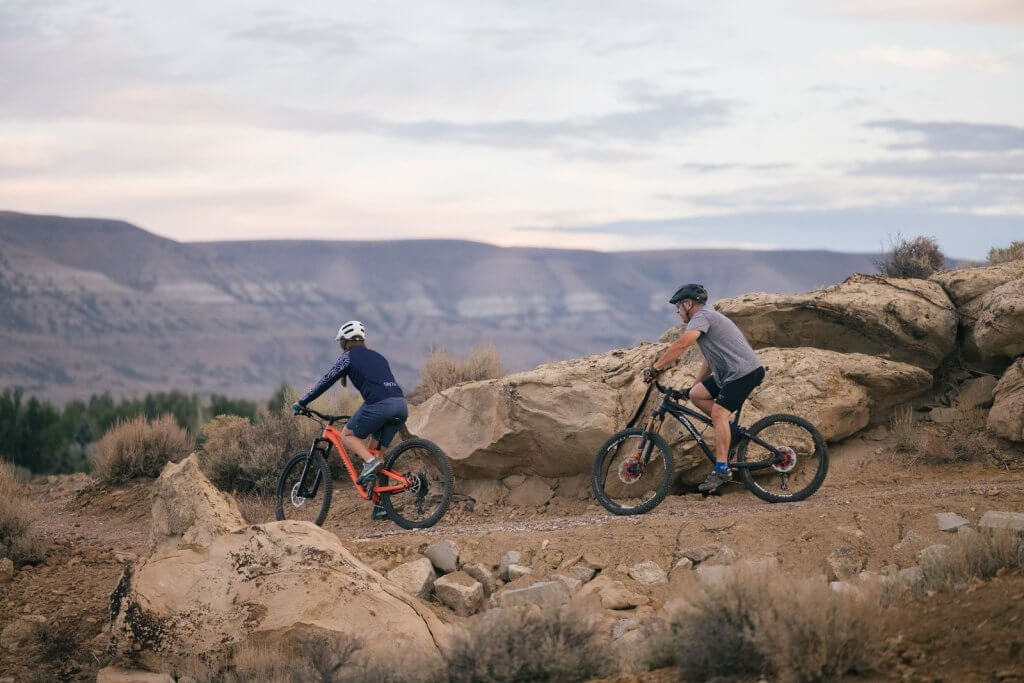 Cyclists go mountain biking off the map in Wyoming
